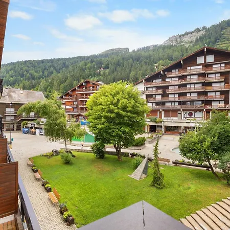 公寓 Mars 506 Sur La Place Du Village A Avec Vue Sur Les Alpes 安塞热