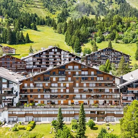 公寓 Mars 506 Sur La Place Du Village A Avec Vue Sur Les Alpes