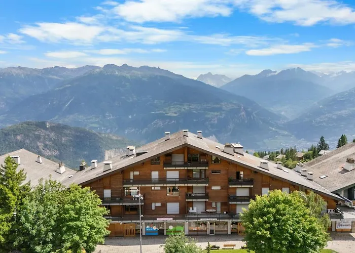 Apartamento Mars 506 Sur La Place Du Village A Avec Vue Sur Les Alpes *