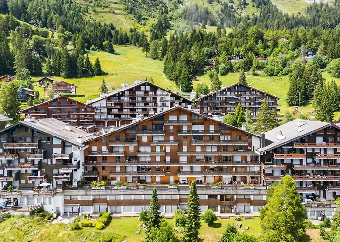 Lägenhet Mars 506 Sur La Place Du Village A Avec Vue Sur Les Alpes
