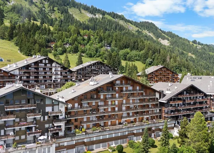 Mars 506 Sur La Place Du Village A Avec Vue Sur Les Alpes Appartement Anzère